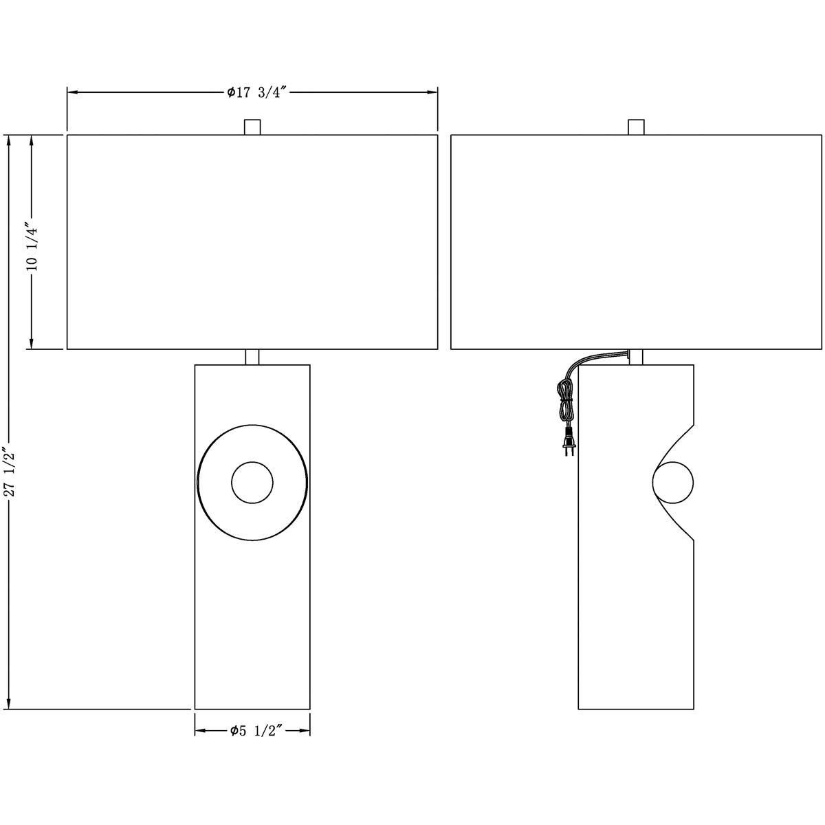 Layla 28 inch 150.00 watt Brass Table Lamp Portable Light