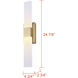 Farrow LED 4.75 inch Gold Vanity Light Wall Light