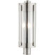 Sheridan 3 Light 22 inch Brushed Nickel Outdoor Post Top Lantern