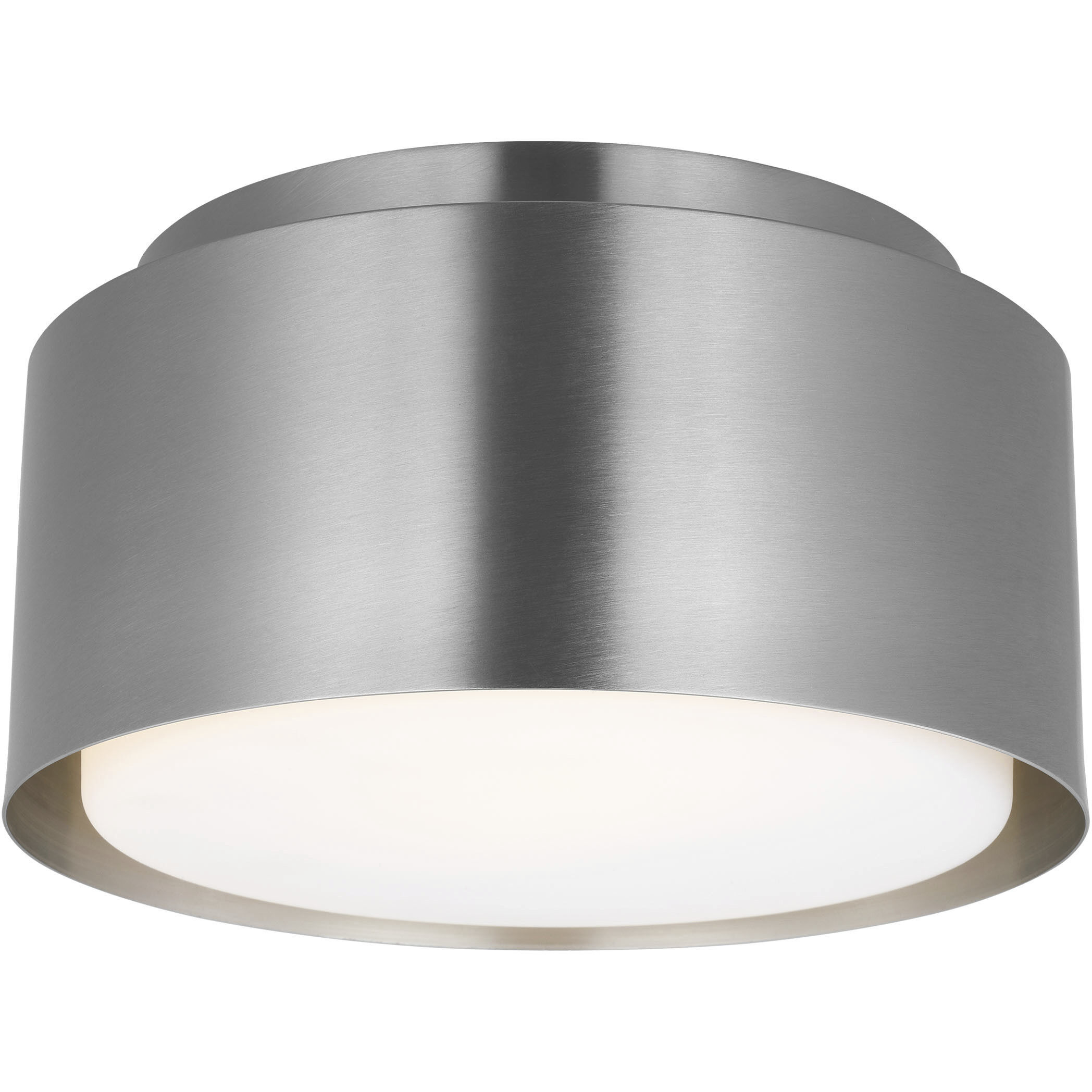 Drew & Jonathan Dartmore 1 Light 10 inch Brushed Nickel Flush Mount Ceiling Light, Small