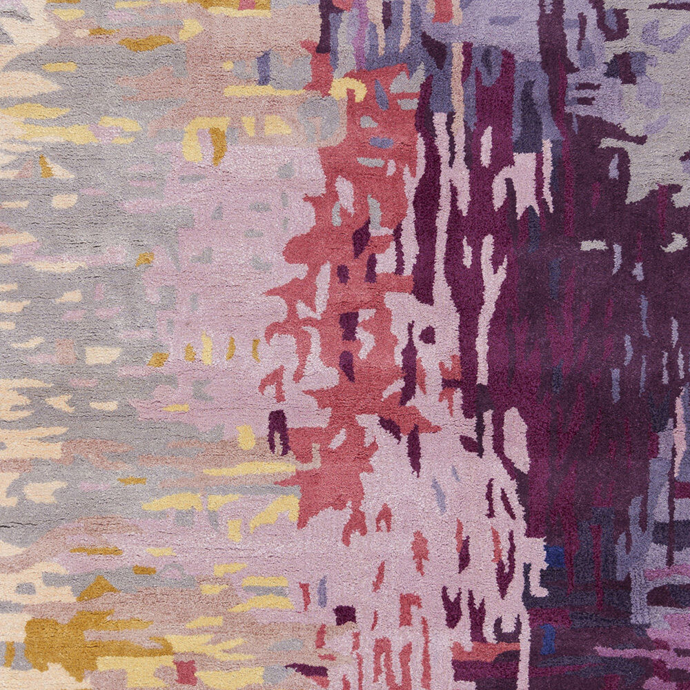 Utica 132 X 96 inch Burgundy Rug, Rectangle