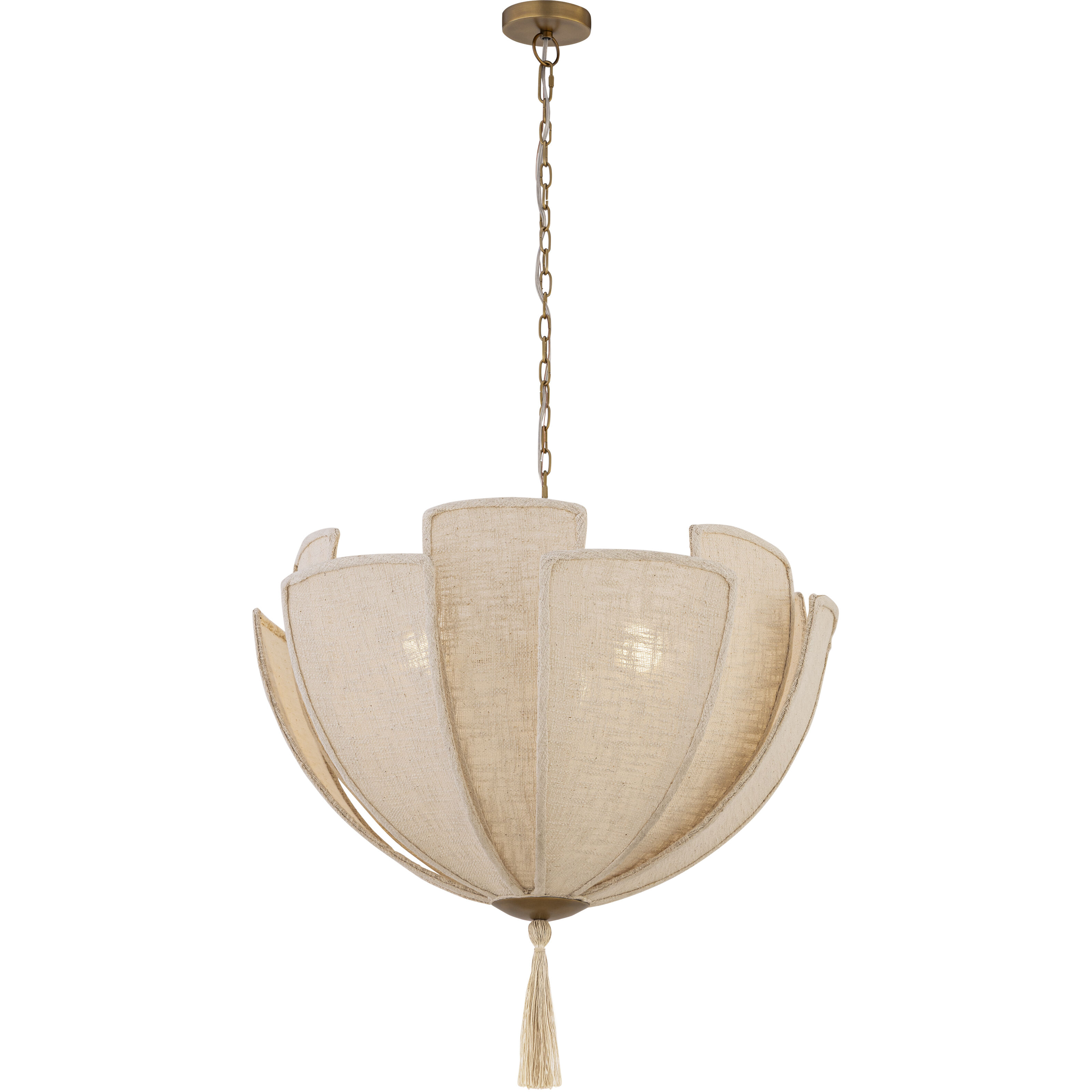 Celestine 3 Light 30 inch Legacy Brass Pendant Ceiling Light