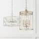 Ricci 4 Light 15.25 inch Winter White Semi-Flush Mount Ceiling Light, Convertible Dual Mount