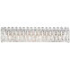 Sarella 6 Light White Wall Sconce Wall Light in Swarovski