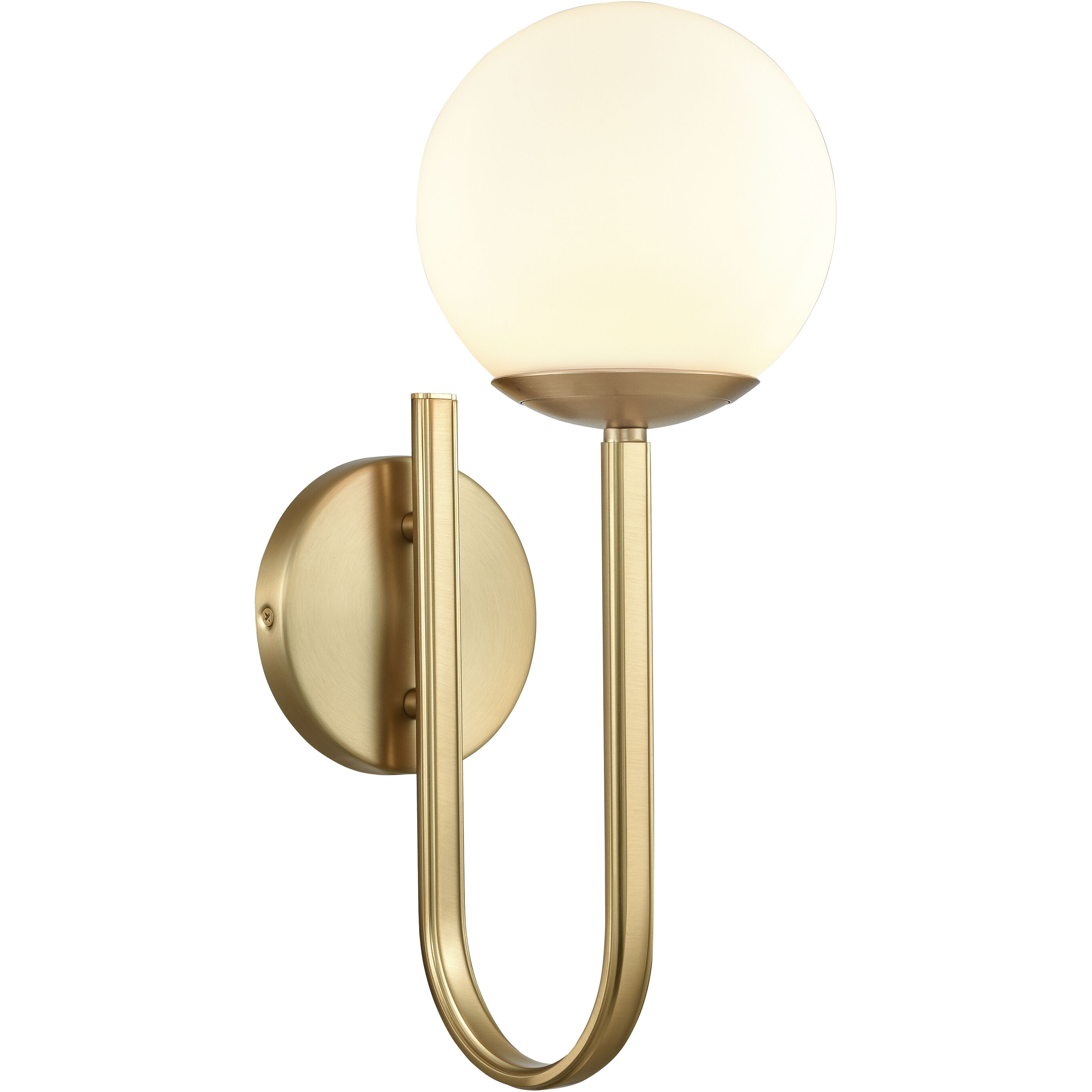 Caroline 1 Light 9 inch Brushed Gold Vanity Light Wall Light