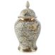 Lidded Foliage 15.5 X 8 inch Jar, Medium