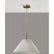 Scarlet 17 inch Antique Brass Pendant Ceiling Light