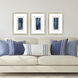 Inner Glimpse Blue and Green and Metallic and Turquoise Framed Art, The Studio