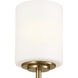 Ali Wall Sconce Wall Light in Brushed Natural Brass