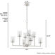 Kerrison 8 Light 30.5 inch Brushed Nickel Chandelier Ceiling Light