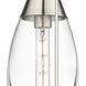 Malone 3 Light 8 inch Brushed Satin Nickel Multi Pendant Ceiling Light in Clear Glass