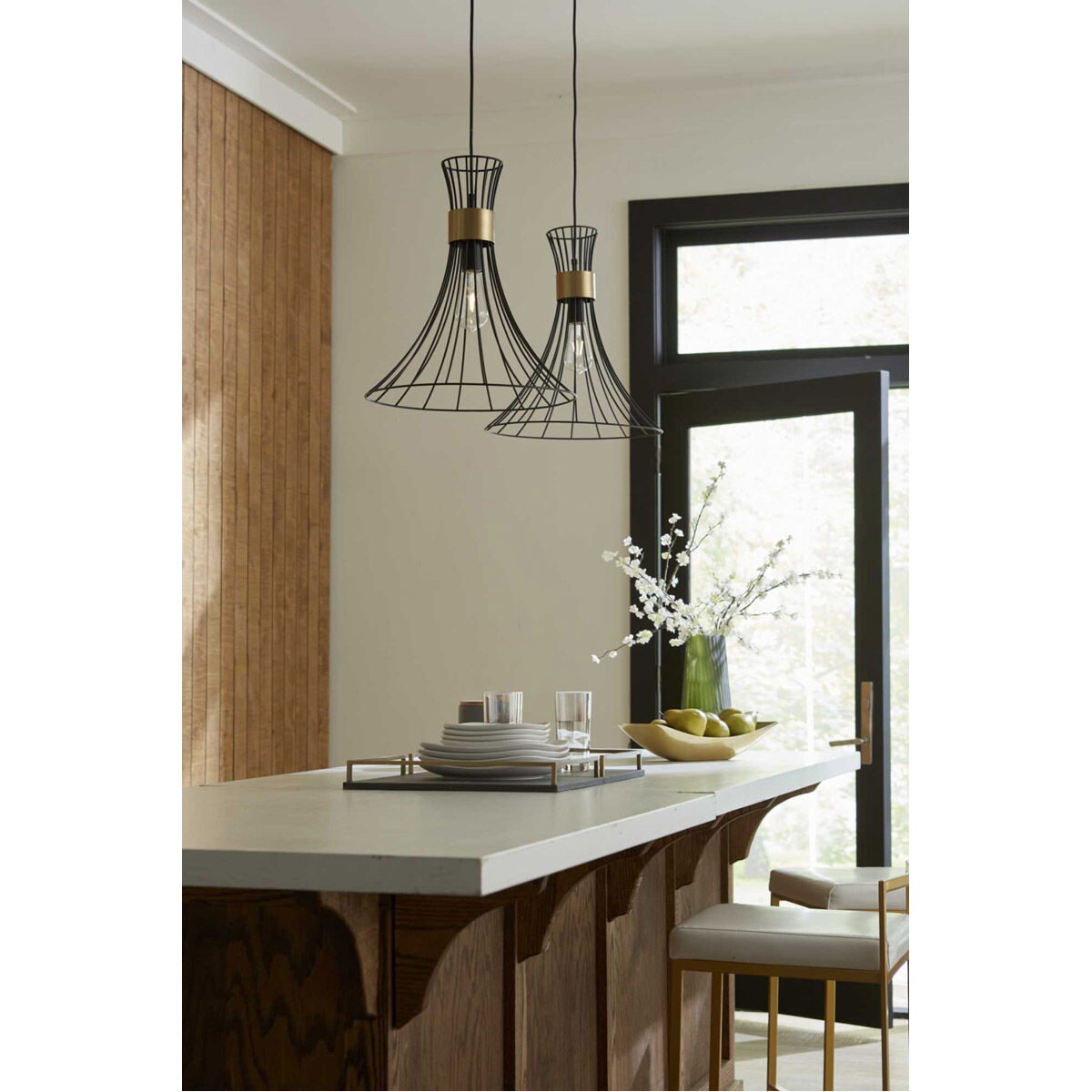 Lorin 1 Light 18 inch Matte Black Pendant Ceiling Light