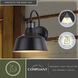 Cody Dark Bronze and Light Gold Outdoor Motion Sensor