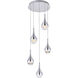 Amherst LED 14.5 inch Chrome Chandelier Ceiling Light