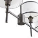 Luciano 5 Light 50 inch Bronze Linear Chandelier Ceiling Light