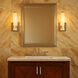 Aiden LED 5 inch Polished Nickel Bath Light Wall Light, Vertical