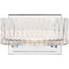 Sparren LED 7.5 inch Chrome Bath Light Wall Light