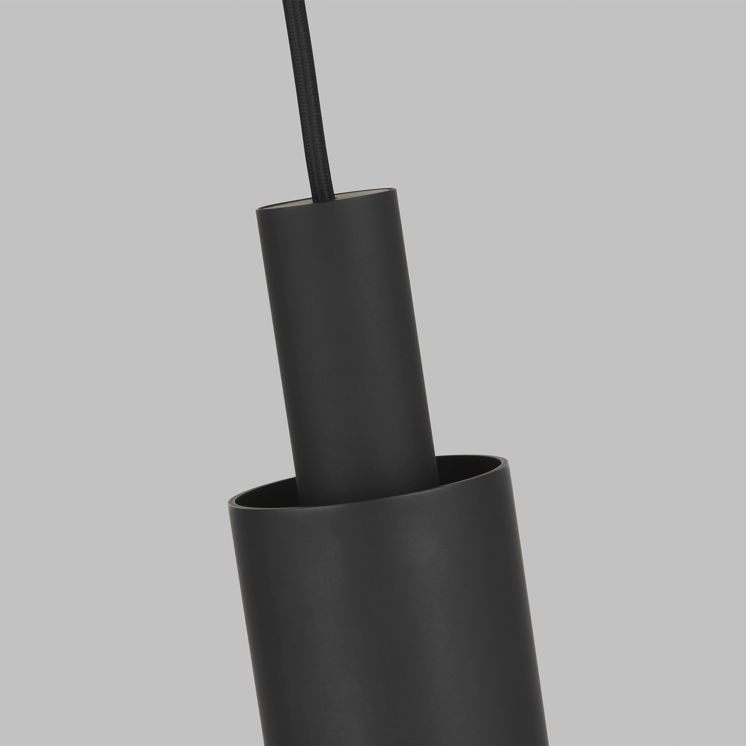 Mick De Giulio Sottile LED Nightshade Black Pendant Ceiling Light, Integrated LED