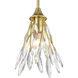 Flora Grace 1 Light 7 inch Champagne Gold Mini Pendant Ceiling Light