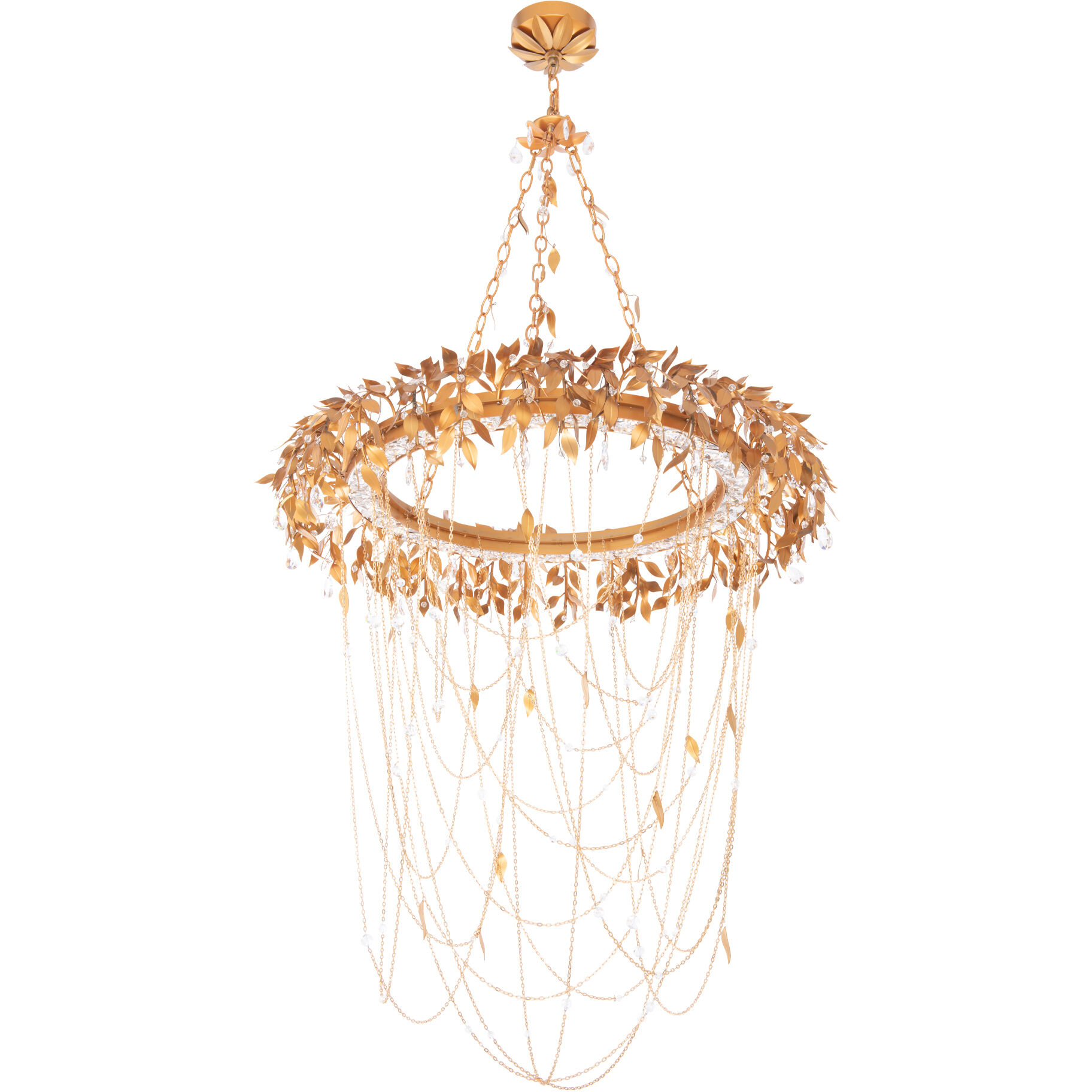 Midsummer Night LED 33.3 inch Gold Pendant Ceiling Light, Schonbek Signature