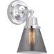 Aditi Small Cone 1 Light 6.25 inch Polished Chrome Sconce Wall Light, Aditi