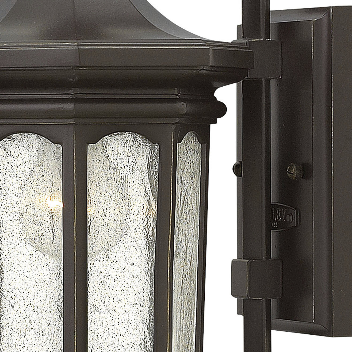 Estate Series Raley Outdoor Wall Mount Lantern in Oil Rubbed Bronze, Small