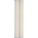 Paloma Contreras Vernet LED 5.5 inch Polished Nickel and Linen Sconce Wall Light
