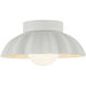 Alora Mood Soleil LED 10 inch Antique White Wall/Vanity Light Wall Light