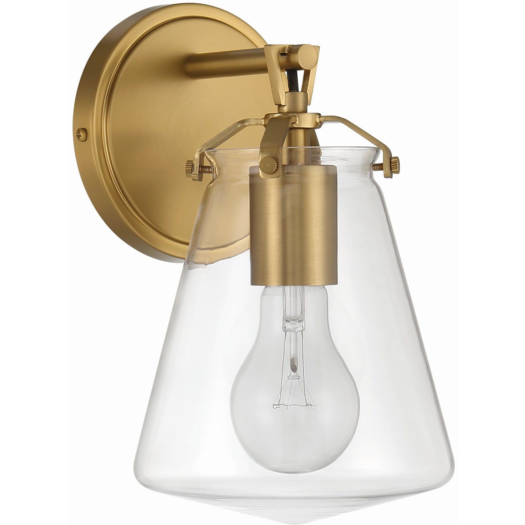 Voss Bath Sconce Wall Light in Luxe Gold