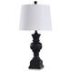 Tipton Farmhouse 32 inch 150 watt Black Table Lamp Portable Light
