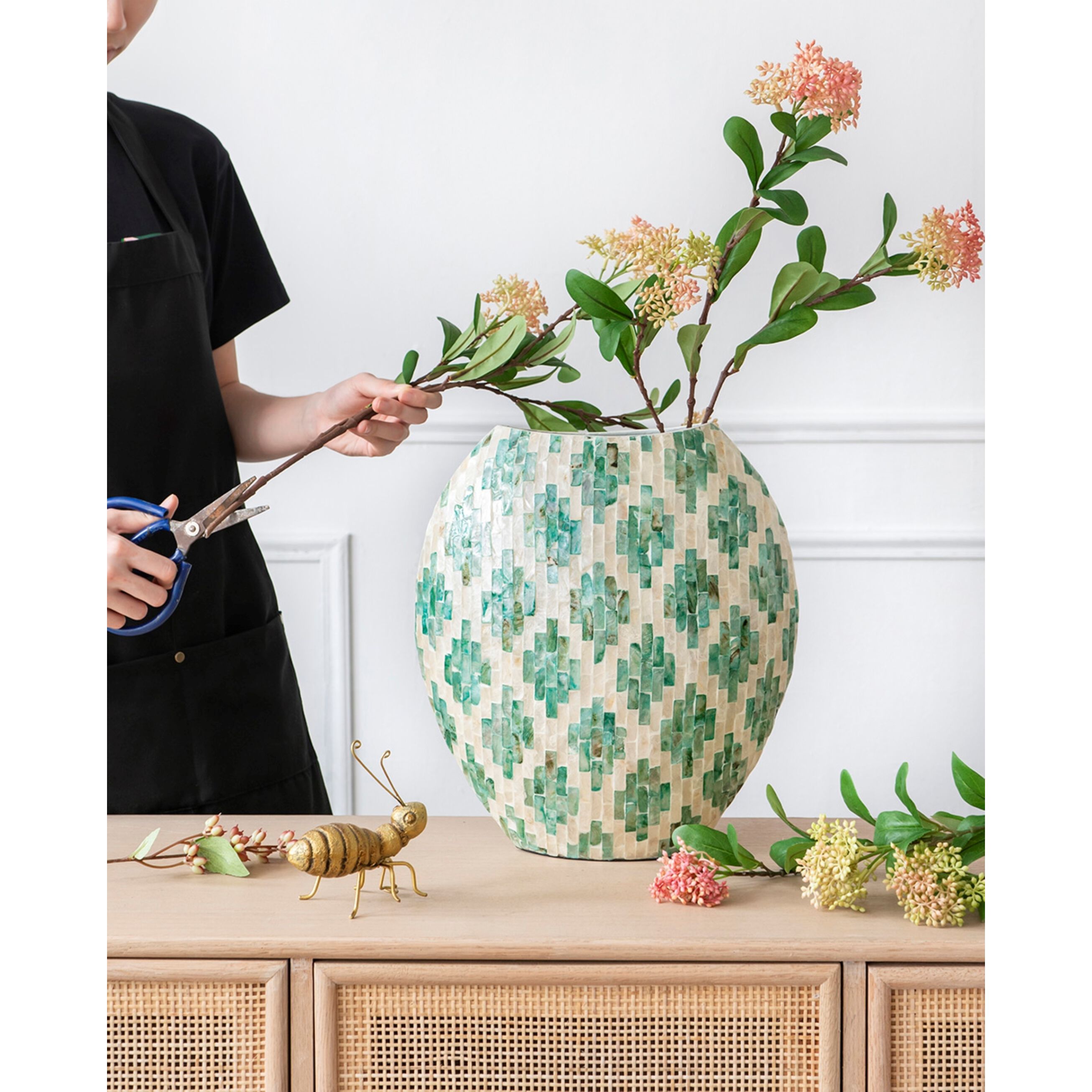 Diamond 13.8 X 5.9 inch Vase