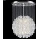Continental Fashion 6 Light Silver Chandelier Ceiling Light
