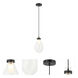 Seranna 1 Light 6.63 inch Matte Black Pendant Ceiling Light