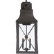 De Luz 4 Light 32 inch Oil Rubbed Bronze/Gold Outdoor Wall Mount, The Great Outdoors
