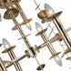 Yukari 16 Light 30.38 inch Polished Brass Chandelier Ceiling Light