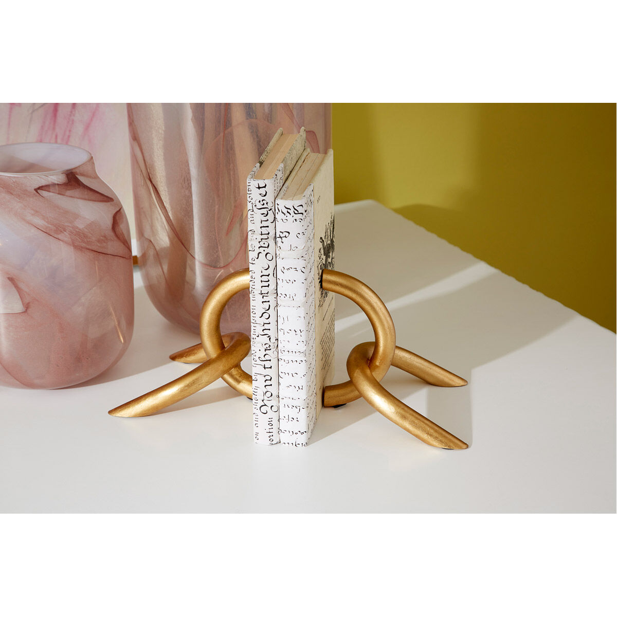 Goldie 6 X 6 inch Gold Bookends