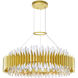 Cityscape 24 Light 39 inch Satin Gold Chandelier Ceiling Light