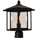Crawford 1 Light 15.3 inch Black Outdoor Lantern Head