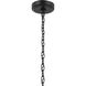 Winslow 6 Light Black Chandelier Ceiling Light, Large
