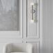 Kelly by Kelly Wearstler Nodes 2 Light 4.75 inch Polished Nickel Sconce Wall Light