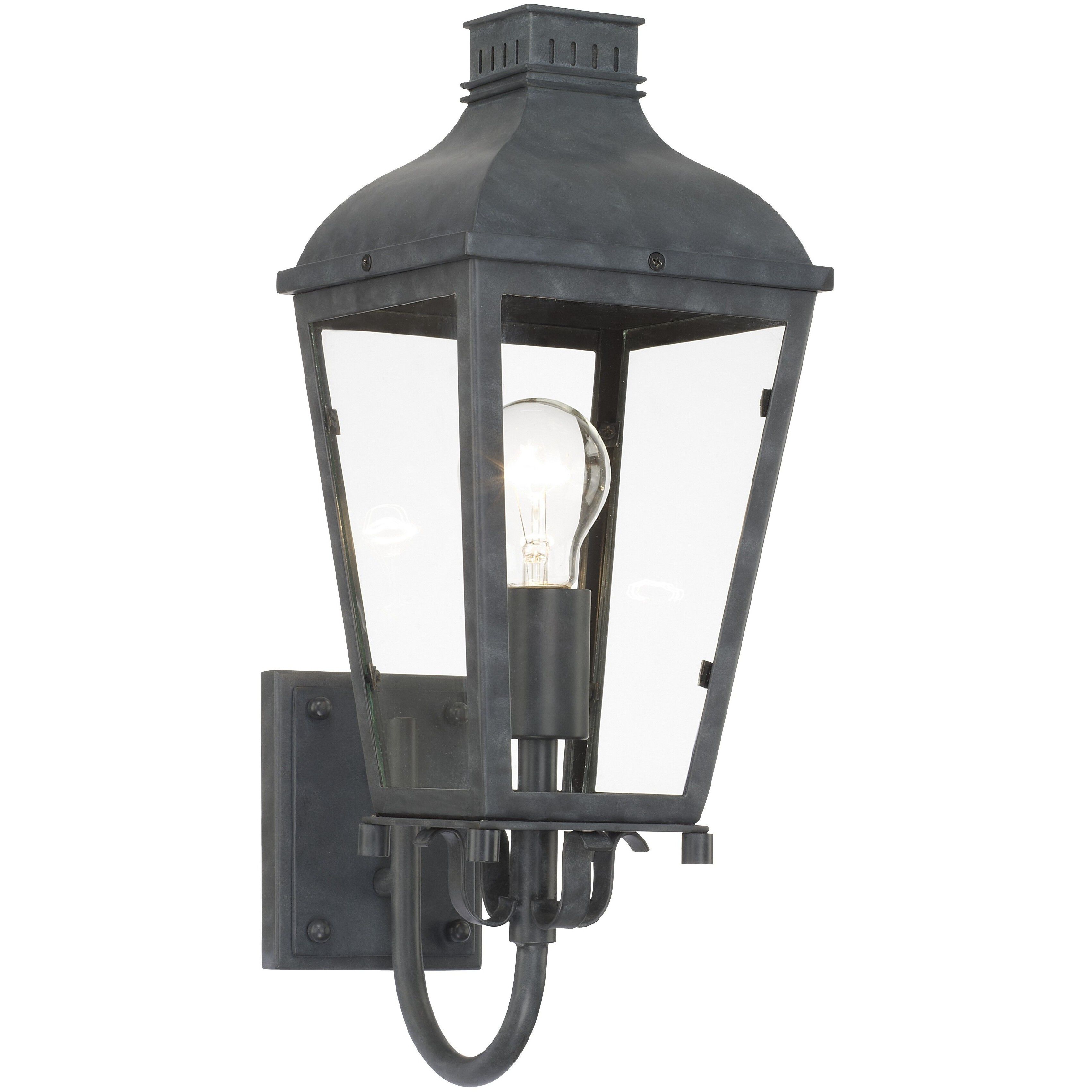 Dumont 1 Light 17.5 inch Graphite Outdoor Sconce