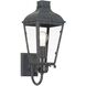 Dumont 1 Light 17.5 inch Graphite Outdoor Sconce