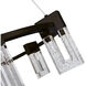 Artisan Collection/SORRENTO Series 27 inch Black Chandelier Ceiling Light