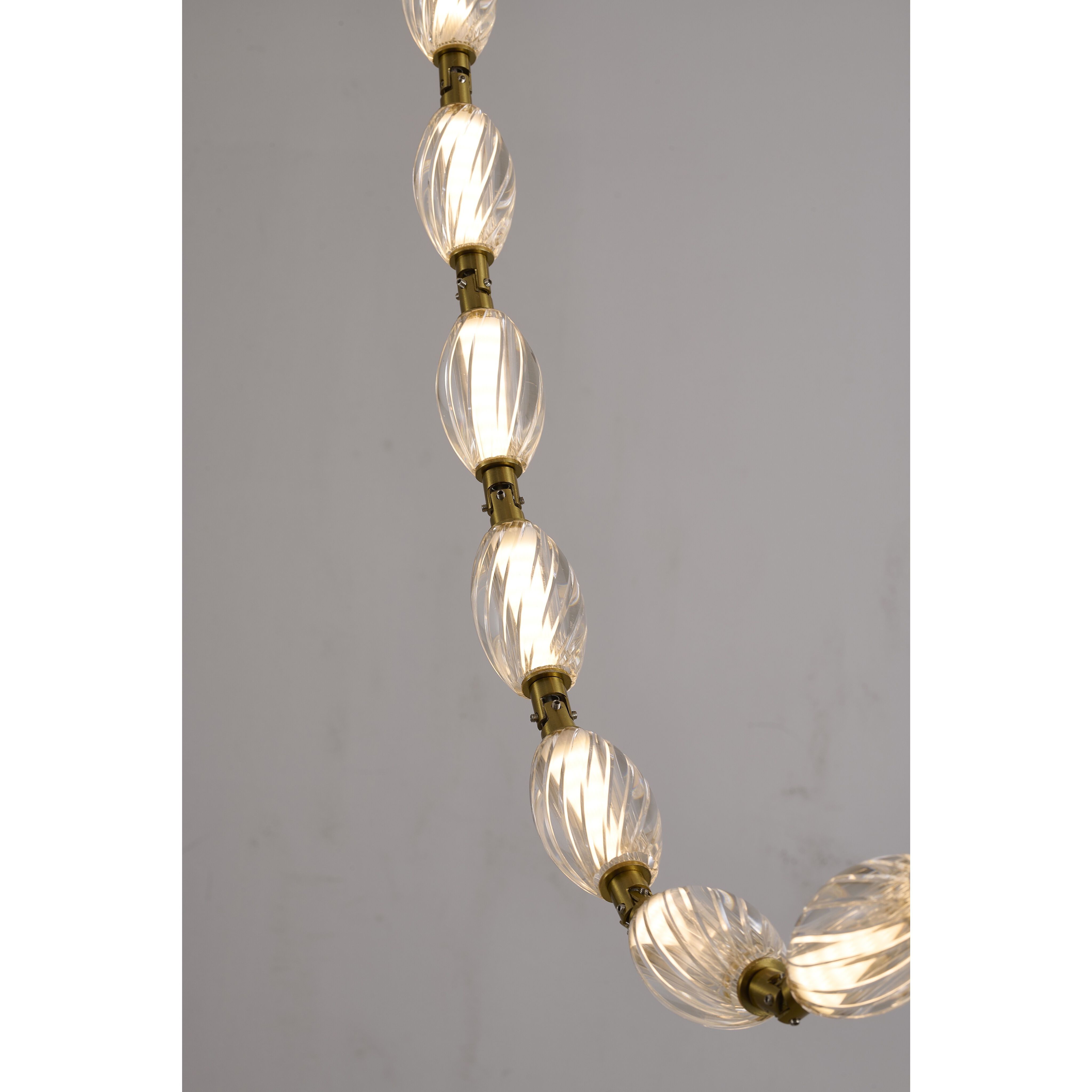 Canada LED 2 inch Brass Chandelier Ceiling Light