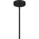 London 1 Light 9 inch Matte Black Pendant Ceiling Light