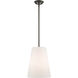 Prato 1 Light 11 inch Bronze Pendant Ceiling Light