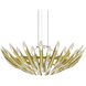 Chimes 60 Light 48.25 inch Satin Brass Pendant Ceiling Light