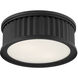 Corvella LED 14 inch Matte Black Flush Mount Ceiling Light