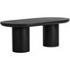 Rocca 83 X 39.5 inch Black Dining Table, Outdoor