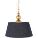 Lorenzo 1 Light 17 inch Black/White Pendant Ceiling Light